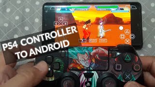 Dragon Ball Z. How To Connect PS4 Controller To Android Phone  PPSSPP Emulator.. screenshot 5