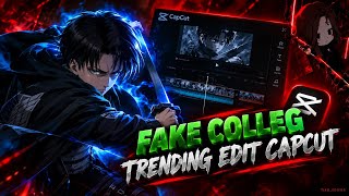 HOW TO MAKE THIS LEVI FAKE COLLAGE EDIT  | CapCut Tutorial