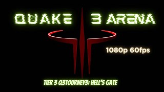 Quake 3 Arena 1080p 60fps | Q3TOURNEY3 Hell's Gate Tier 3 Klesk | MiVEi | Walkthrough | Прохождение
