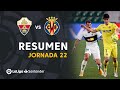 Resumen de Elche CF vs Villarreal CF (2-2)