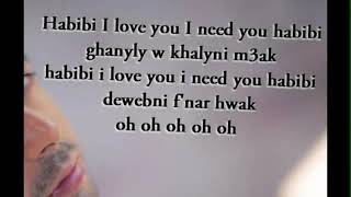 arabic love song habibi i love you lyrics