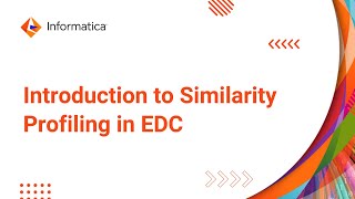 Introduction to Similarity Profiling in EDC