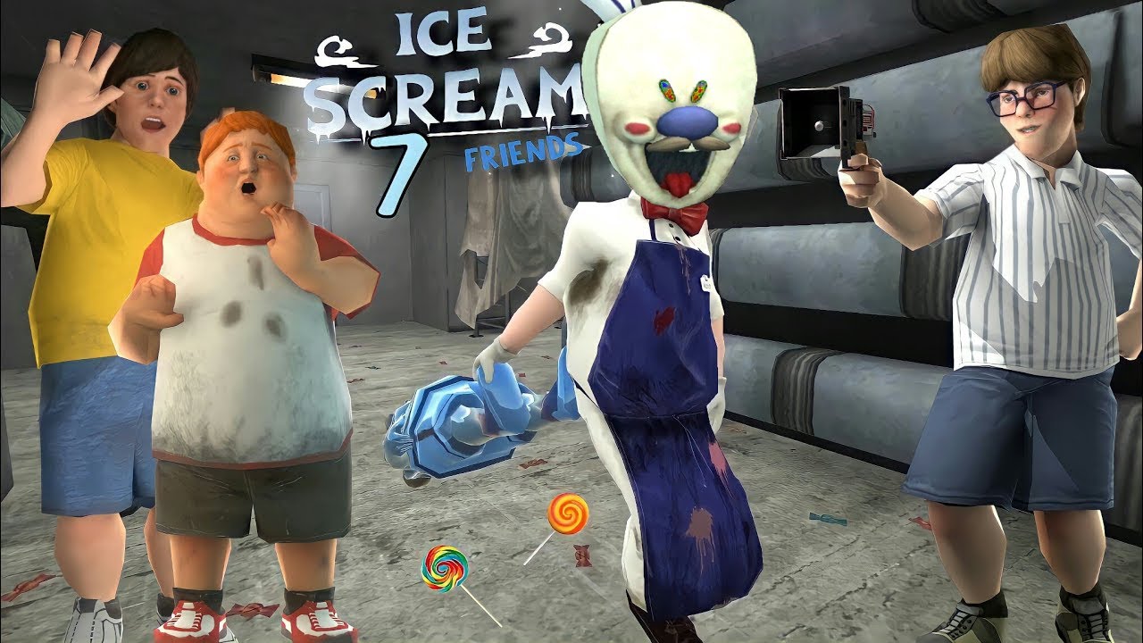 Мороженщик 7 часть. Keplerians Ice Scream 7. Игра мороженщик против детей. Ice Scream 7 Fanmade. Мороженщик 7 фанмейд.