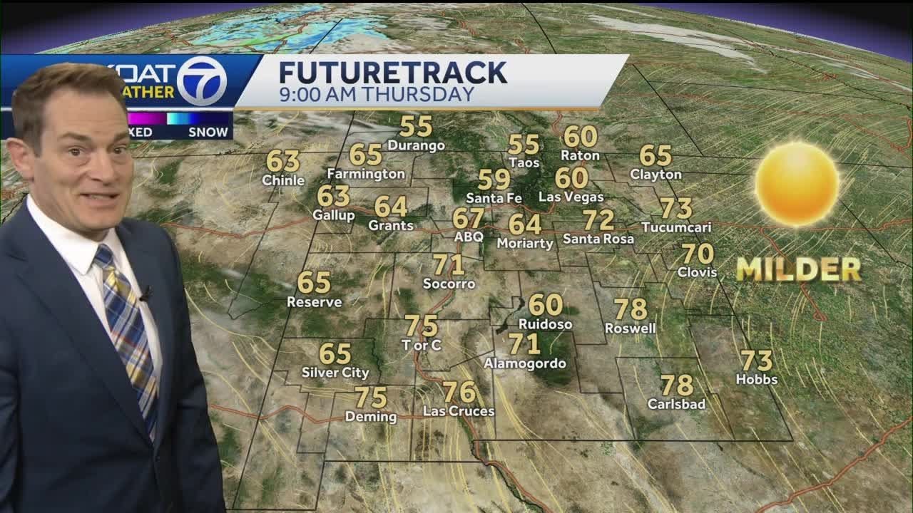 Drying out today, but temperatures stay cool with a healthy northwest ...