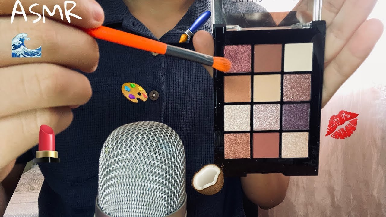 ASMR//te maquillo💄🎨🖌️(mouth sounds rápidos)