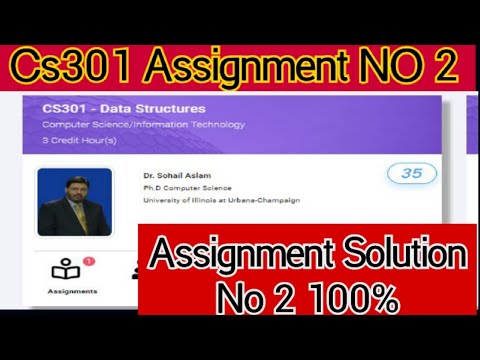 cs301 assignment 2 solution pdf