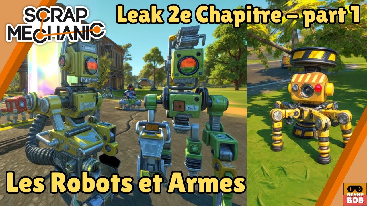 Armes et Robots - Custom Game 2nd Chapitre part 1 - Scrap Mechanic