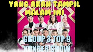 PEMBAGIAN GROUP TOP 9 GROUP 3 | KONSER SHOW | D'Academy Asia 5 2019 indosiar