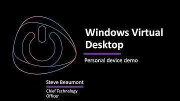 Demo: Windows Virtual Desktop on a Personal Device