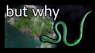 Spore as a Pitiful Worm Part 1, with Unbelievably Bizarre Terrain