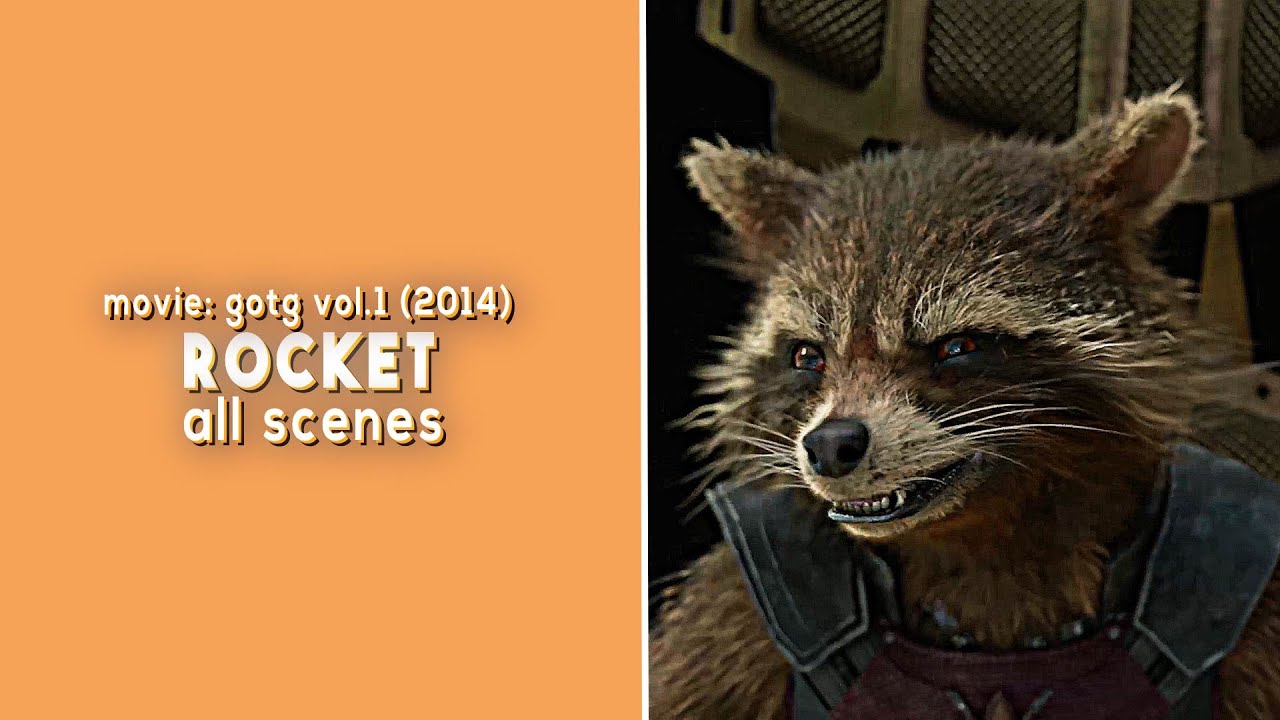 Rocket scenepack || Guardians of the Galaxy vol.1 (2014) || all scenes || 4K