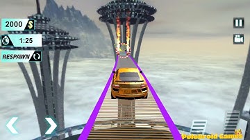 IMPOSSIBLE STUNT CAR TRACKS 3D #2  Driving Simulator Gameplay (Android/IOS)