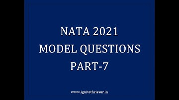 NATA 2021|MODEL QUESTIONS-PART 7 | DESIGN PRINCIPLES