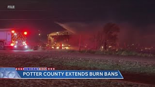 Potter County extends burn ban local disaster declaration through Oct 5