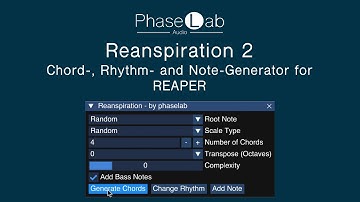 Reanspiration 2 - Chord-, Rhythm- and Note-Generator for REAPER