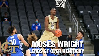 Moses Wright Leads Georgia Tech To Win Over Kentucky