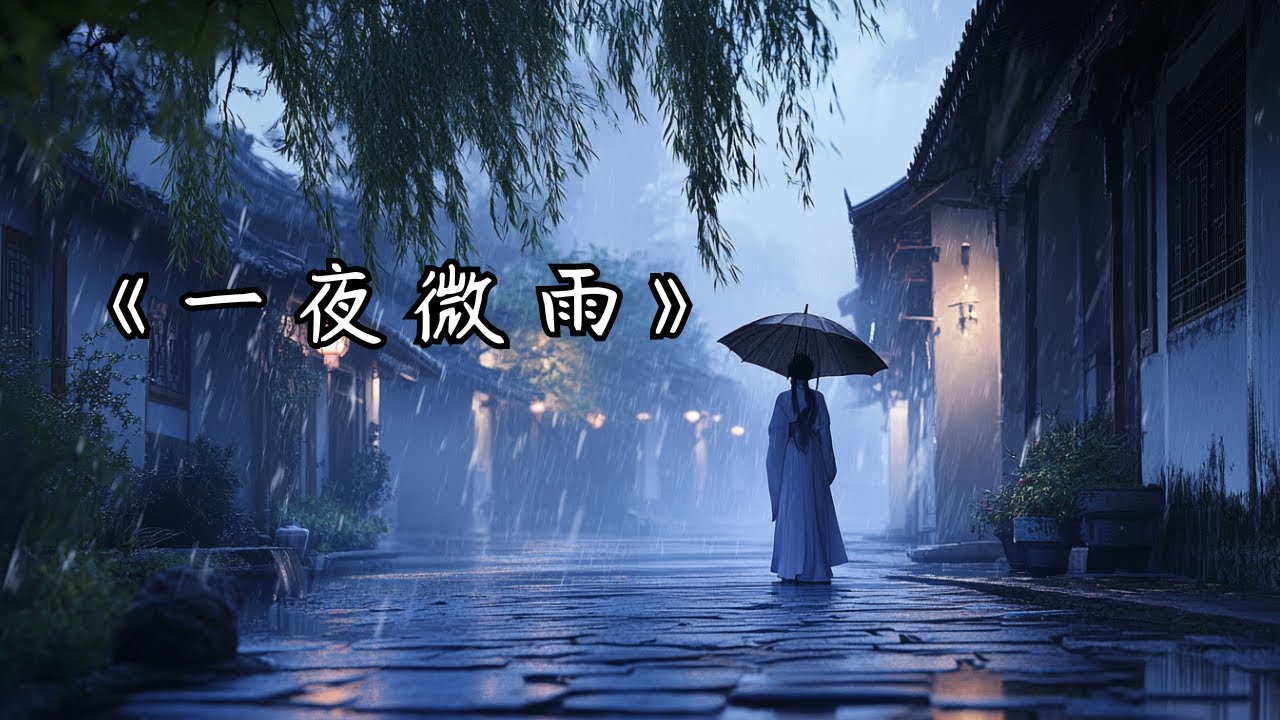 《一夜微雨》在夜雨中沉醉,感受微風細雨的溫柔呢? - YouTube