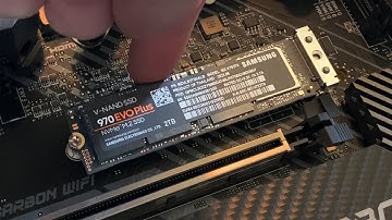 Installing Samsung 970 EVO Plus M.2 NVME SSD into MSI MPG Z490 Motherboard