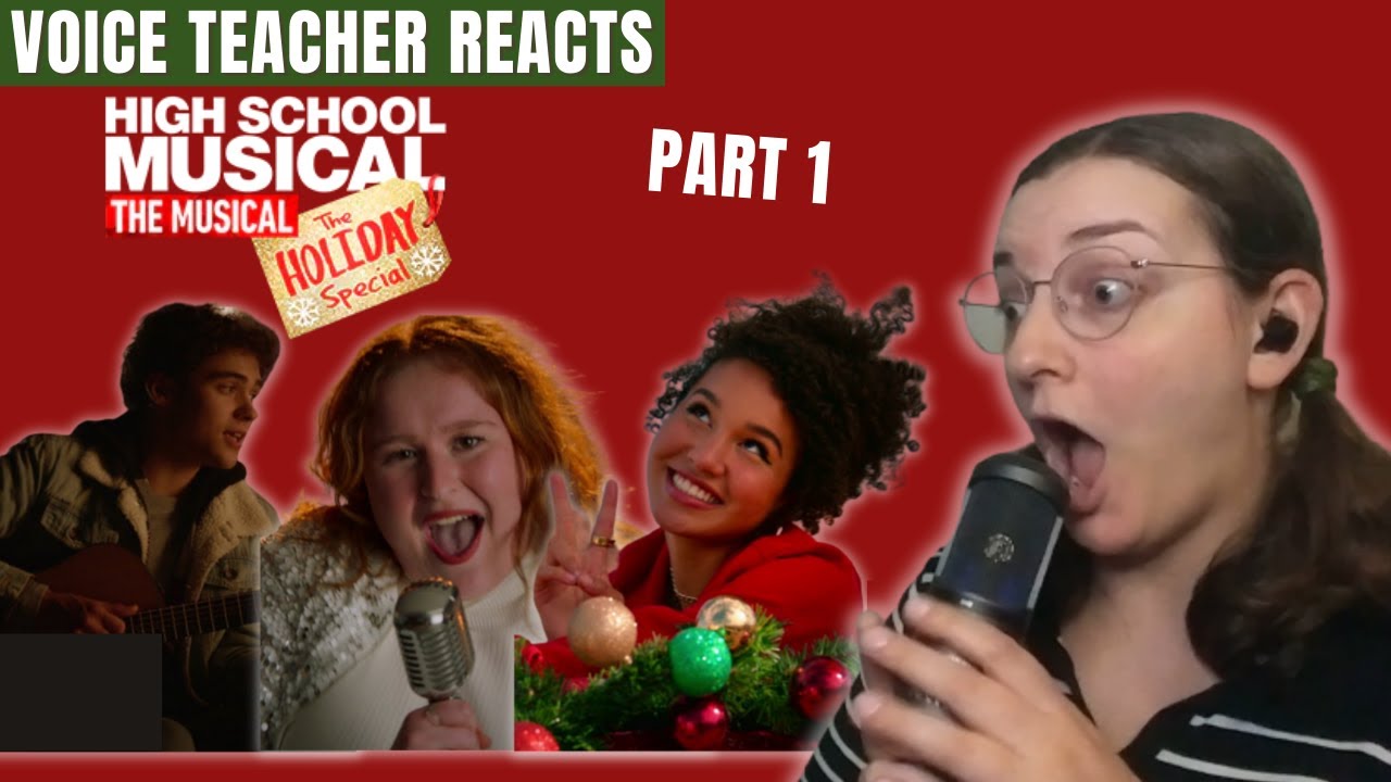LET'S GET IN THE SPIRIT ️🎅🕎 Voice Teacher BLIND Reacts to HSMTMTS