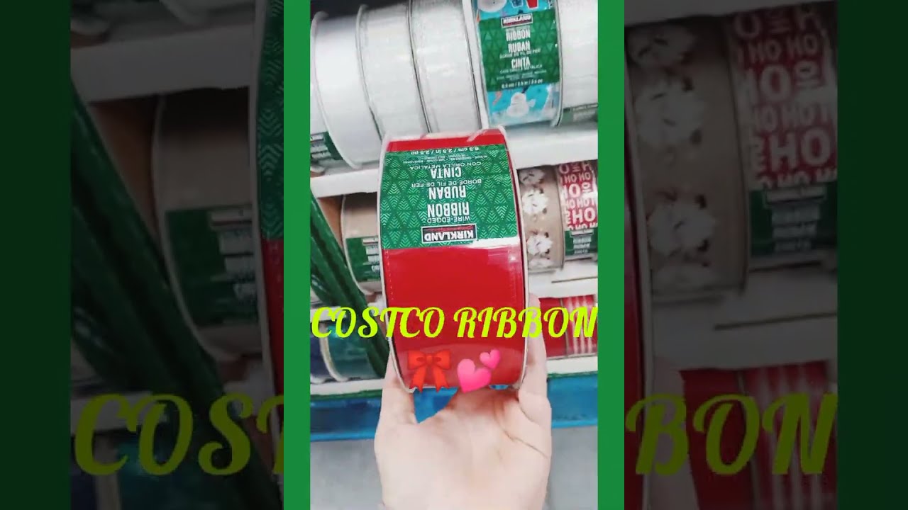 🎀COSTCO CHRISTMAS 2023|Huge Selection Of Beautiful Ribbon!!