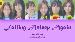 Video thumbnail of "GFRIEND (여자친구) FALLING ASLEEP AGAIN (그루잠) Lyrics (Han/Rom) Colour Coded"