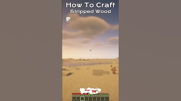 How to Craft Stripped Wood #shorts