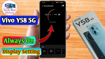 vivo y58 5g always on display | vivo y58 5g lock screen par name kaise likhe