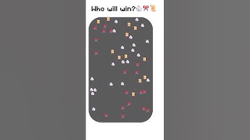 Mind-Blowing Rock Paper Scissors Simulator #shorts