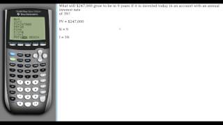 Calculate Future Value using TI-84/TI-83
