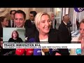Macron 'delights' Le Pen wi