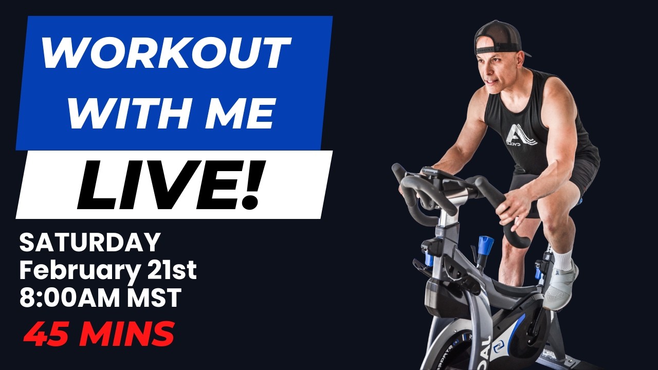 LIVE Indoor Cycling Workout | 45-minute Ride