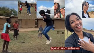 She’s Amazing:Kenya Moore Shares Beautiful Moments From Kenya🇰🇪 With Her Adorable Daughter Brooklyn Wealth