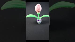 Pipe cleaner flower craft #trending#viral#shortvideo#craft#ytshorts#youtubeshorts#youtube#subscribe