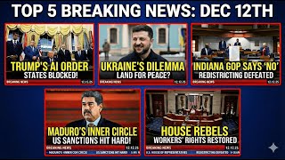 TRUMP’S POWER MOVES BACKFIRE?! AI Crackdown, GOP Revolt, Ukraine Deal Shock | Top 5 News