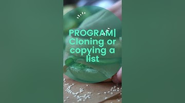 Python program | Cloning or Copying a list. #shortsvideo