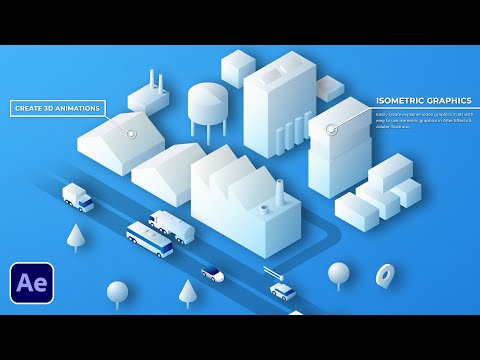 Create Isometric 3D City Animations in After Effects