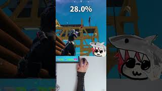 1キルごとに”10％”感度を上げる鬼畜縛りをしたら... 【フォートナイト/FORTNITE】 #fortnite #くろのす #shorts #フォートナイト