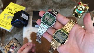 Rolex collector buys 2 Casio A168W  iconic retro pup culture watch bangers - unboxing & review