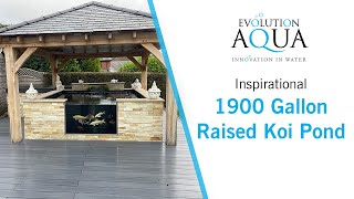 1900 Gallon Koi Pond, Evolution Aqua Nexus and K+Advanced Filter!