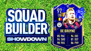 TOTY DE BRUYNE SQUAD BUILDER SHOWDOWN VS @AJ3