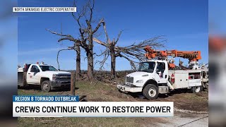 North Arkansas Electric continues power restoration