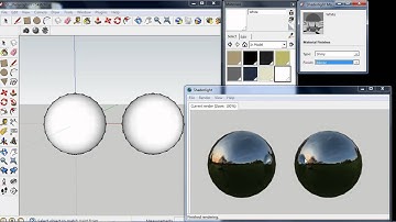 Glossy and Shiny material types in Shaderlight for Sketchup