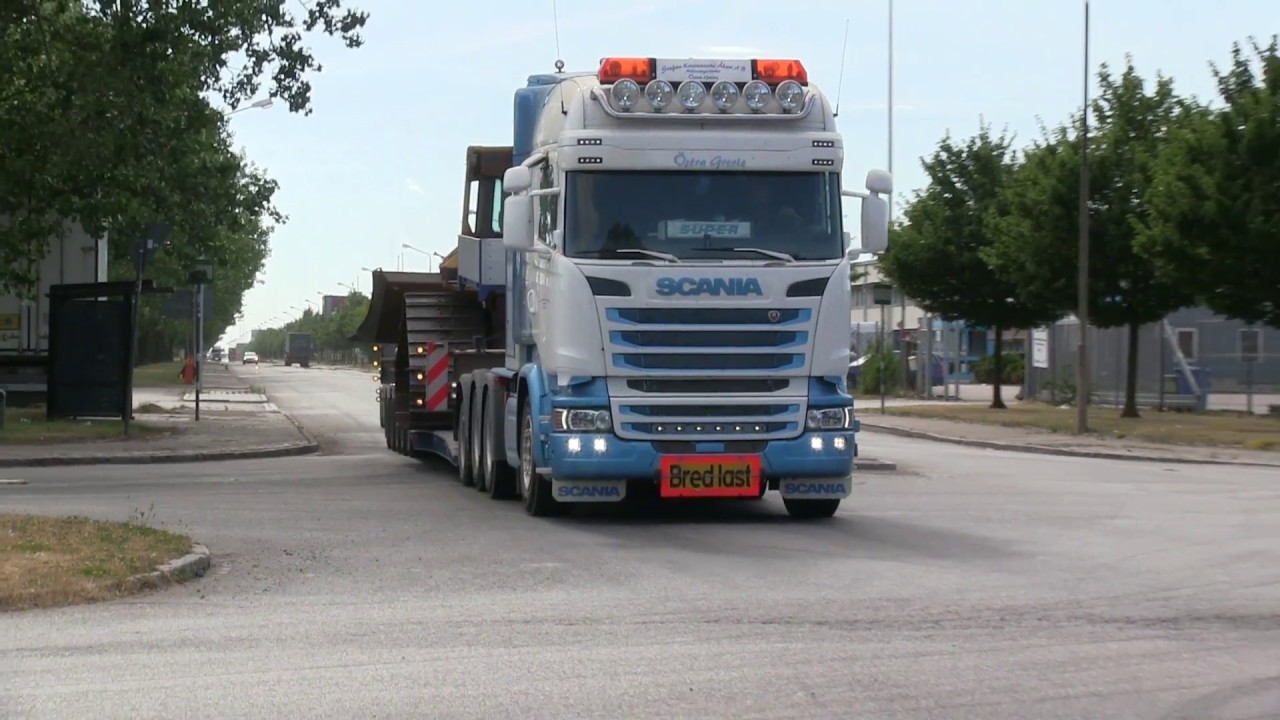 Scania V8 Trucks Today (4) R580, R480, Wide Load - YouTube