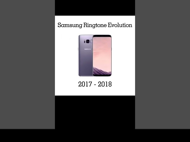 Samsung Ringtone Evolution #shorts class=