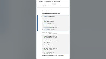 NumPy Mathematical Operations ➕✖️ #numpy #Python #DataScience #MachineLearning #CodingTips