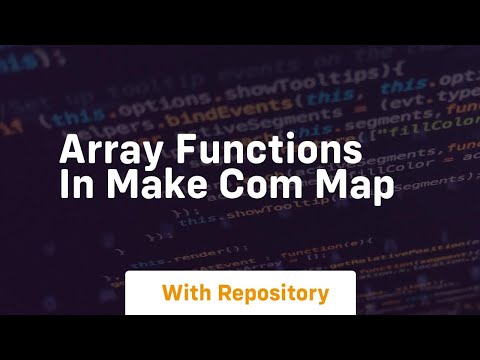 array functions in make com map