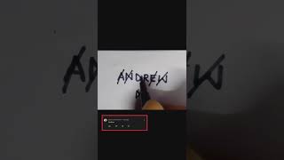 logo name Andrew .. comment your names 👀 logo name Andrew .. comment your names 👀