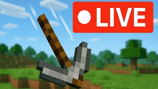 Minecraft Pickaxe Challenge Live Stream Chat vs Minecraft TNT! #shorts #minecraftlive #shortslive