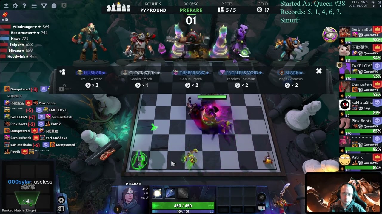 6 Gods QOP, Chen & Leshrac T3! 17.03.2023 Dota Auto Chess King+ Games!