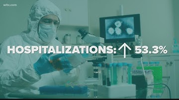 COVID-19 hospitalizations up more than 50% in South Carolina, DHEC reports